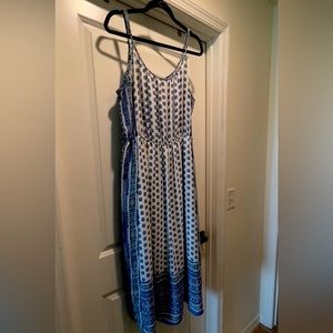 GAP Women’s Blue Floral Maxi Dress